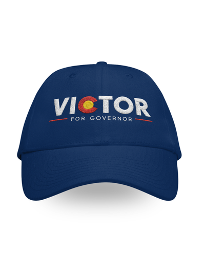 Victor Marx for Governor Navy Structured Adjustable Hat