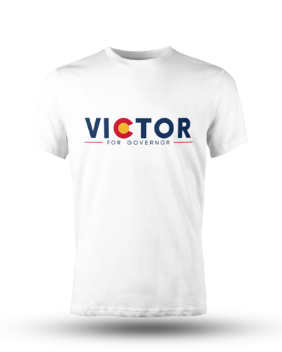 Victor Marx for Governor White T-Shirt